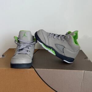 Nike Air Jordan 4 ‘Green Glow’ Toddler Sneakers- SZ 8 C